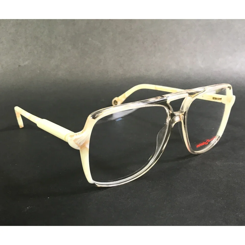 Etnia Barcelona Eyeglasses Frames ATLAS BE Clear Beige Marble Aviator 57-14-138